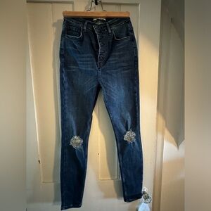 We the Free 5 button Blue Jeans